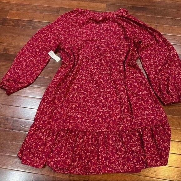 Old Navy Georgette ruffle swing dress size large NWT - Picture 6 of 13